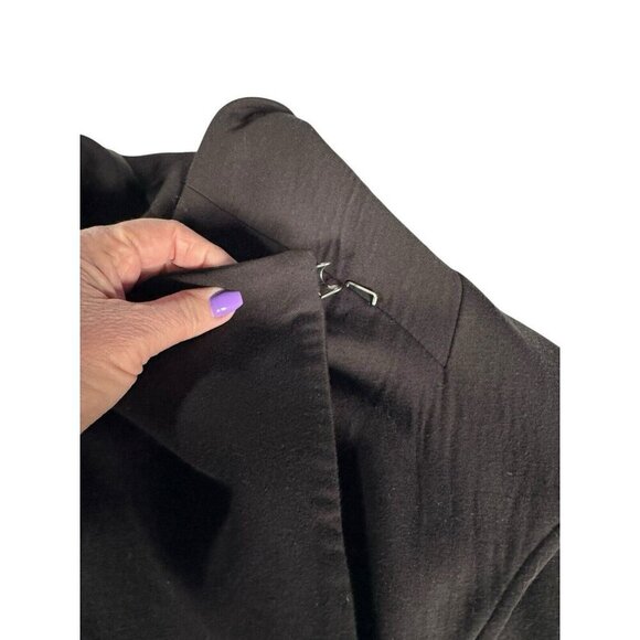 Helmut Lang Woman's Sz S Villous Asymmetric Hem Stretch Knit Jacket - Picture 10 of 12